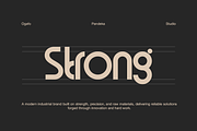 Ogafo - Unique Corporate Font, a Sans Serif Font by Pandeka Studio (Thumbnail 3 of 9)