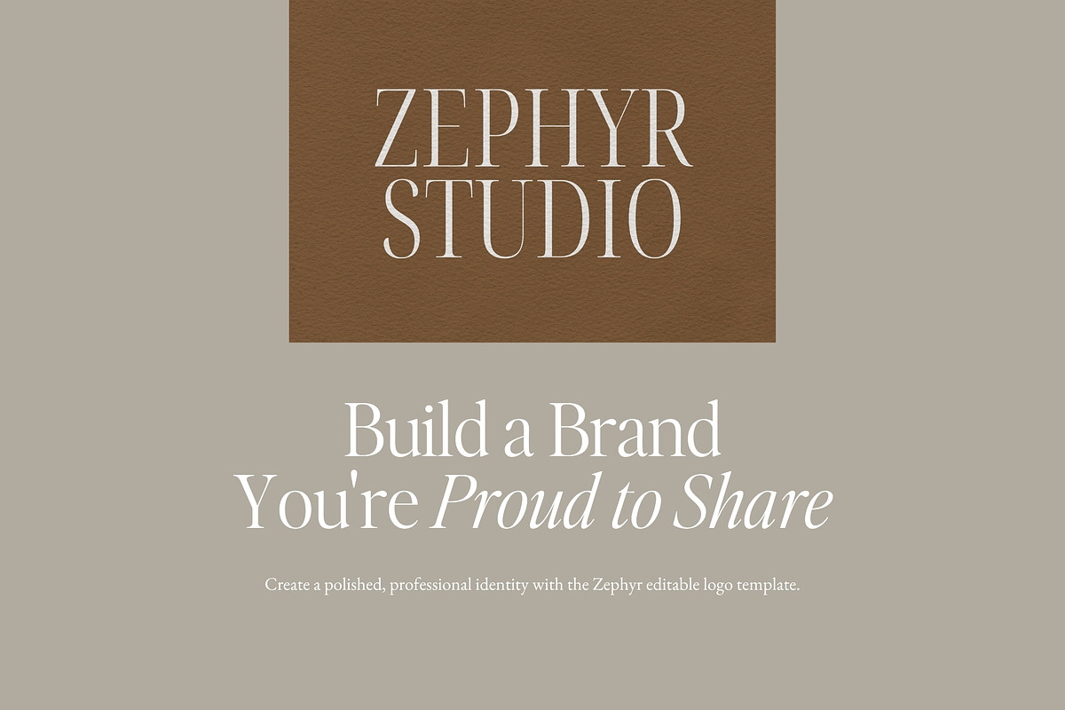 Modern Logo Set | Zephyr, a Branding & Logo Template by Adam and Grace (Photo 22 of 22)