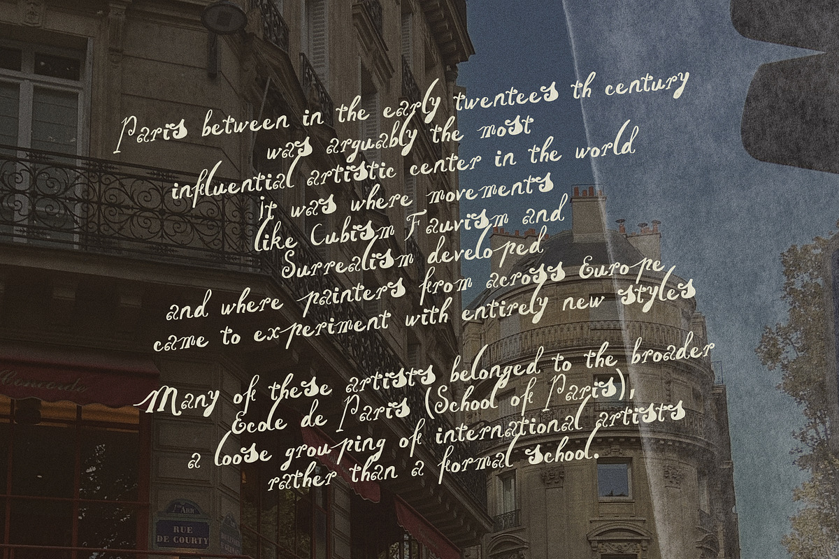 Artist Handwriting & Paper Cut Font, a Handwritten Font by Laras Wonderland (Photo 3 of 11)