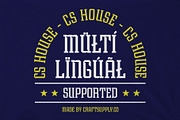 CS House – Sporty Font, a Slab Serif Font by Craft Supply Co. (Thumbnail 5 of 8)