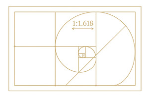 Golden ratio layout demonstrated, an Illustration by ZinetroN