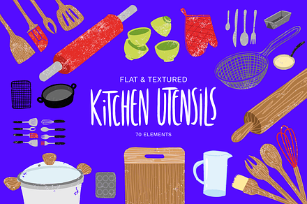 Hand-drawn Kitchen Illustrations