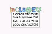 HAPPY RANSOM Boho Floral Cutout Font, a Handwritten Font by Blush Font Co. (Thumbnail 6 of 13)