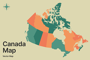 Canada Vector Map