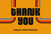 Sanjoyment, a Sans Serif Font by graphicook (Thumbnail 10 of 10)