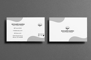Minimal Business Card, a Business Card Template by Hzai-Designs (95)