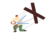 Manipulation and control concept, a Person Illustration by Good Studio (Thumbnail 4 of 8)