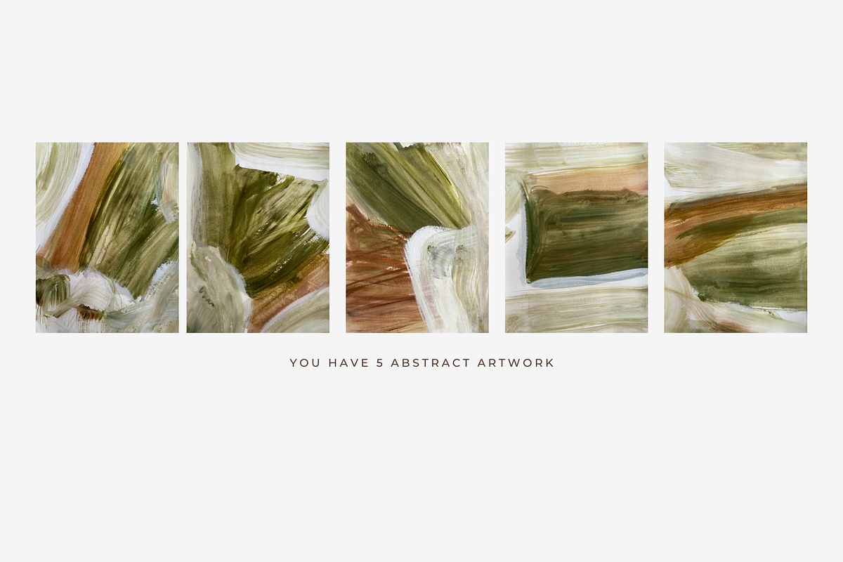 GREEN MODERN EXPRESSIVE ART, a Texture Illustration by identity.ART (Photo 7 of 8)
