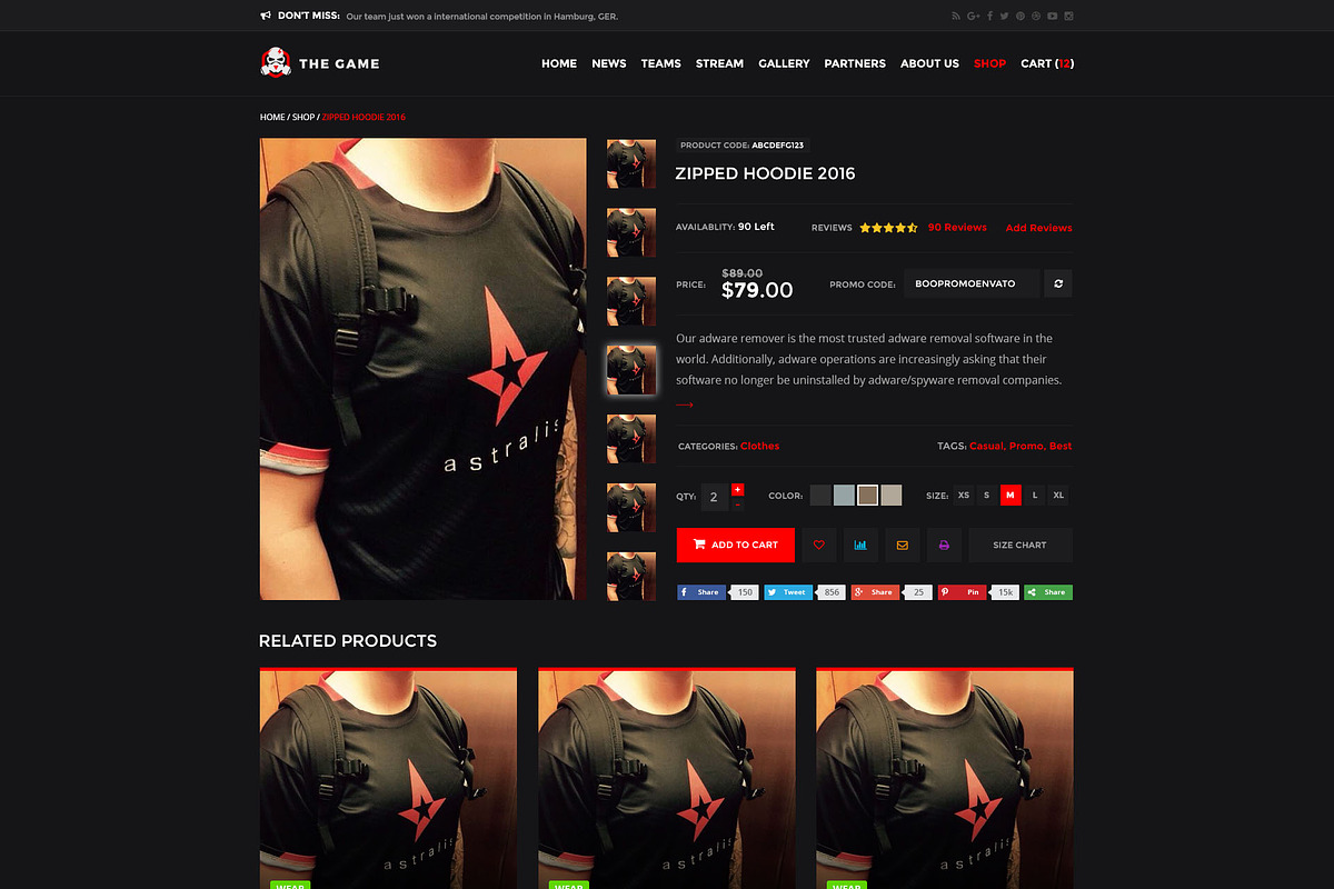 The Game - eSport PSD Gaming Templat, a Websites & App Template by Netbee (Photo 29 of 30)