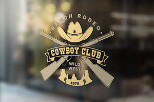 Cowboy Club Logos/Labels/Badges