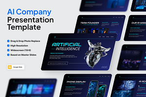 Artificial Intelligence Google Slide, a Presentation Template by SquidPixey