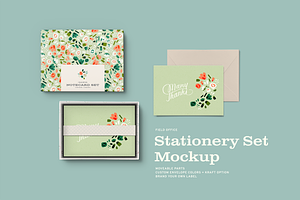 Stationery Box Mockup Scene Creator, a Pens & Pencil Mockup by Field Office