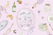 Hidden Garden Club Summer Clipart, a Decorative Illustration by Muse Artist (Thumbnail 5 of 16)