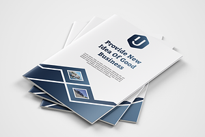 Corporate Bi Fold Brochure Template