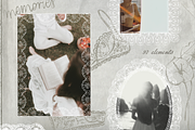 Summer Romance | Lace Frames & Illu, an Object Graphic by Ola_Mazur (Thumbnail 2 of 9)