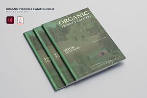 Organic Product Catalog Vol.8, a Brochure Template by Bewalrus Studio