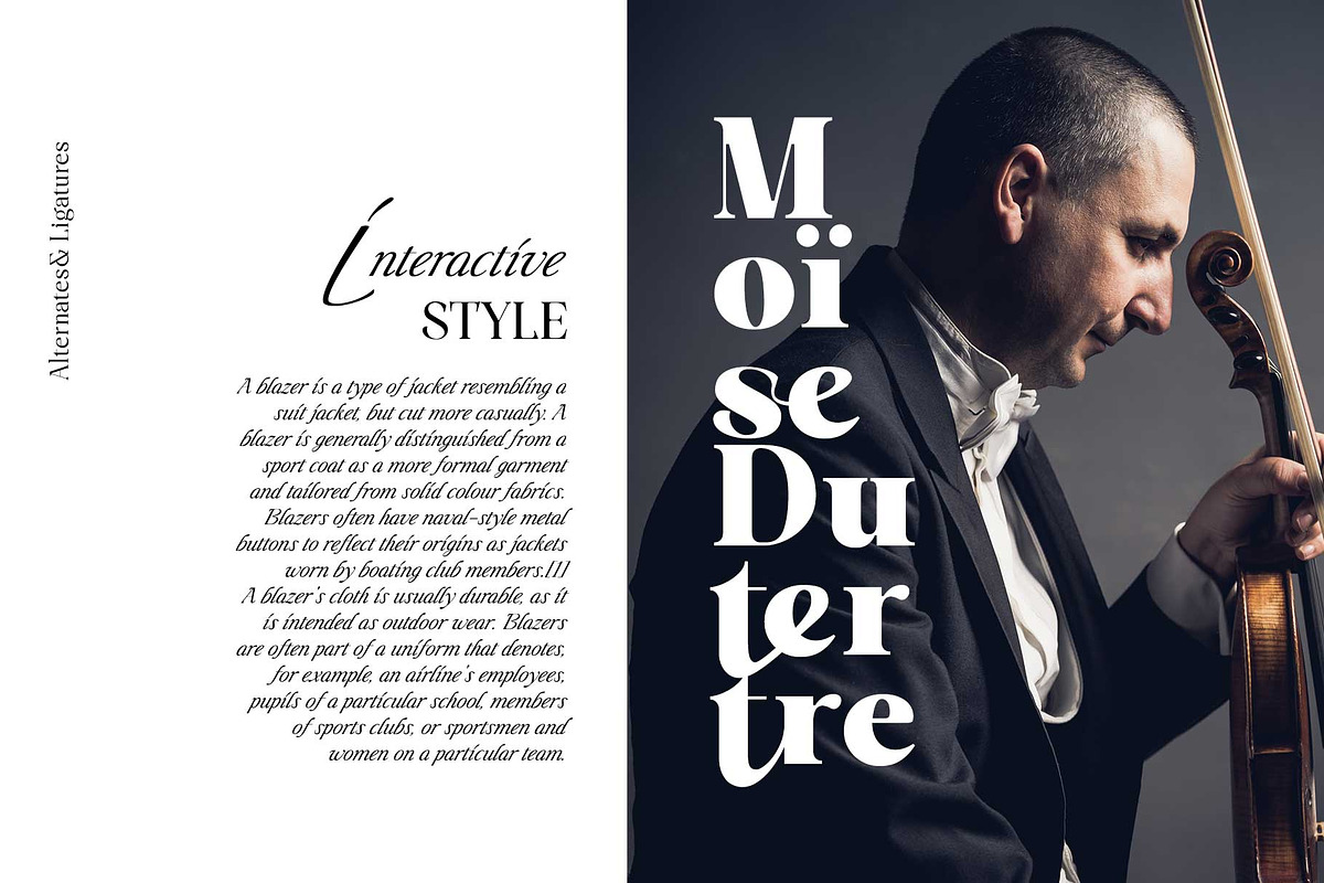 Liliane Classe Serif Font Family, a Serif Font by Ryul Davidson (Photo 8 of 21)
