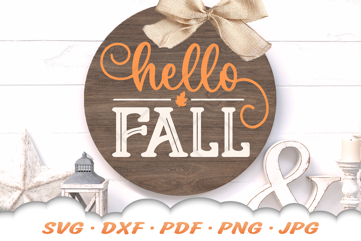 Hello Fall SVG, a Graphic by Cloud9DesignSVG (Photo 5 of 5)
