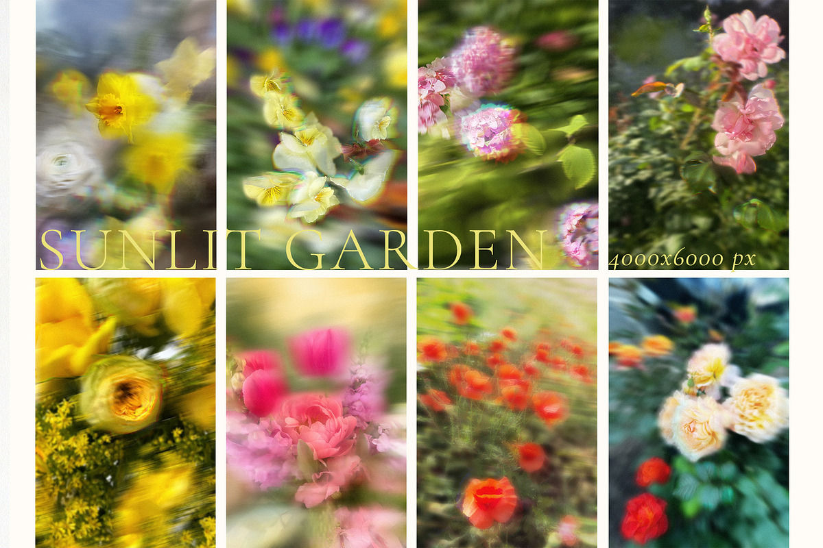 Blurry Flowers Abstract Backgrounds, a Background Graphic by Yuliya Derbisheva (Photo 7 of 12)