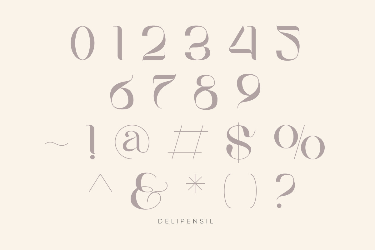 Helcy - Elegant Serif Font, a Serif Font by delipensil (Photo 9 of 11)