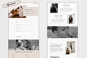 Showit Website Template Beauty Salon, a Websites & App Template by Breah Designs (Thumbnail 5 of 10)