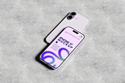 iPhone 17 Mockup, an iPhone Mockup by HanaSaka_Studio (Thumbnail 2 of 5)