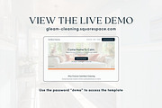 Cleaning Squarespace Template, a Squarespace Template by Pretty Boss Designs (Thumbnail 6 of 6)