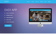 Easy - One page Landing Page, a Bootstrap Template by romel.panahon (Thumbnail 4 of 5)