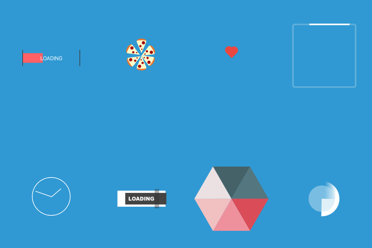 Multi Color Loaders, a Templates & Theme by Coffeelab | Creative Market