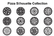 Pizza Slice Silhouette Shapes, an Object Graphic by Designs_River (Thumbnail 1 of 3)