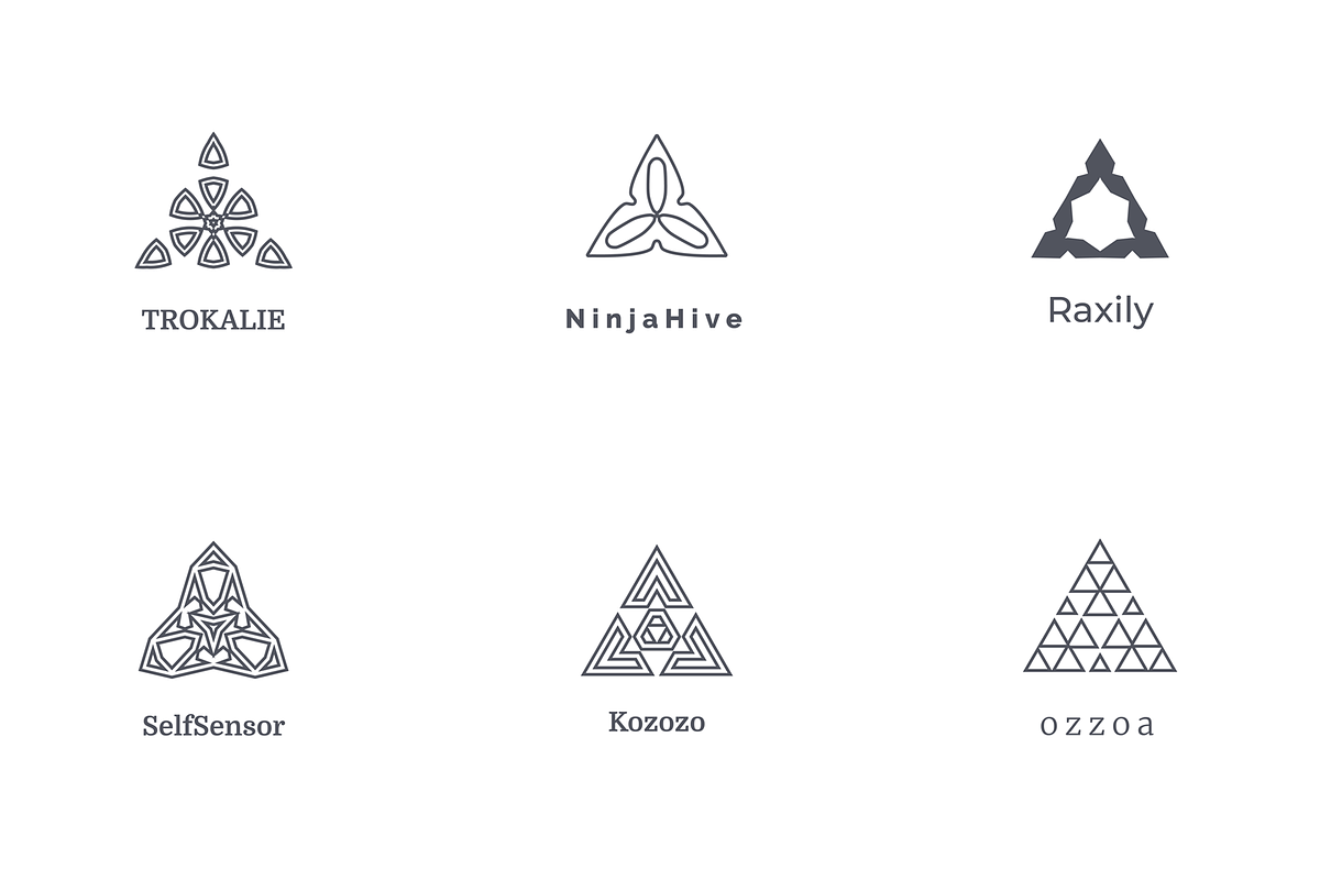 Logo Creator Triangle Shapes Edition, a Branding & Logo Template by Reshapely (Photo 8 of 14)
