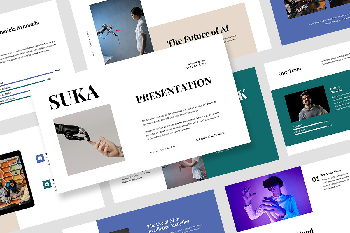 Suka : AI Business Google Slides, a Presentation Template by Punkl Camp (Photo 1 of 9)