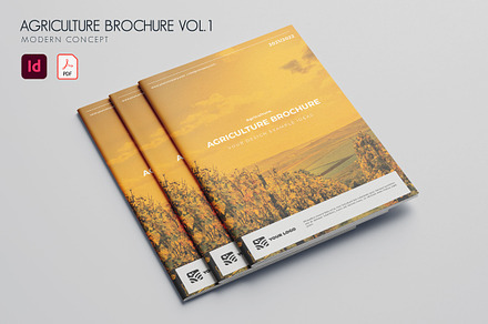 Agriculture Brochure Vol.1, a Brochure Template by Bewalrus Studio