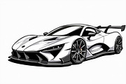 Speed Legends Sports Car Pack, an Illustration by jahid234 (Thumbnail 6 of 7)