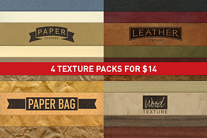 Texture Combo - 4 Texture Packs, a Texture Graphic by Bearded Creative