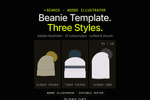 Hat Template - Beanies