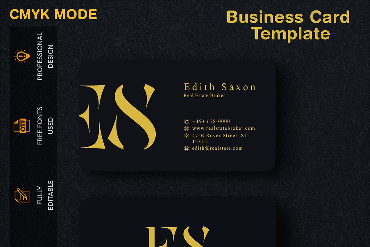 Luxurious business card template, a Business Card Template by kamalrawat_gd (Photo 3 of 3)