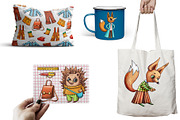 Forest School - Clip Art Set, an Animal Illustration by Mashamashastu (Thumbnail 9 of 9)