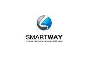Smart Way Logo Template, a Branding & Logo Template by The Branding Fusion (Thumbnail 1 of 4)