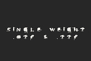 Hacked Font, a Font by Hughie Design Co. (Thumbnail 6 of 6)
