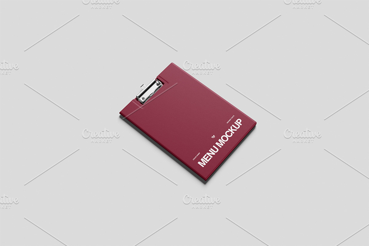 Restaurant Menu Mockup, a Books & Magazine Mockup by Gatamotion (Photo 4 of 5)