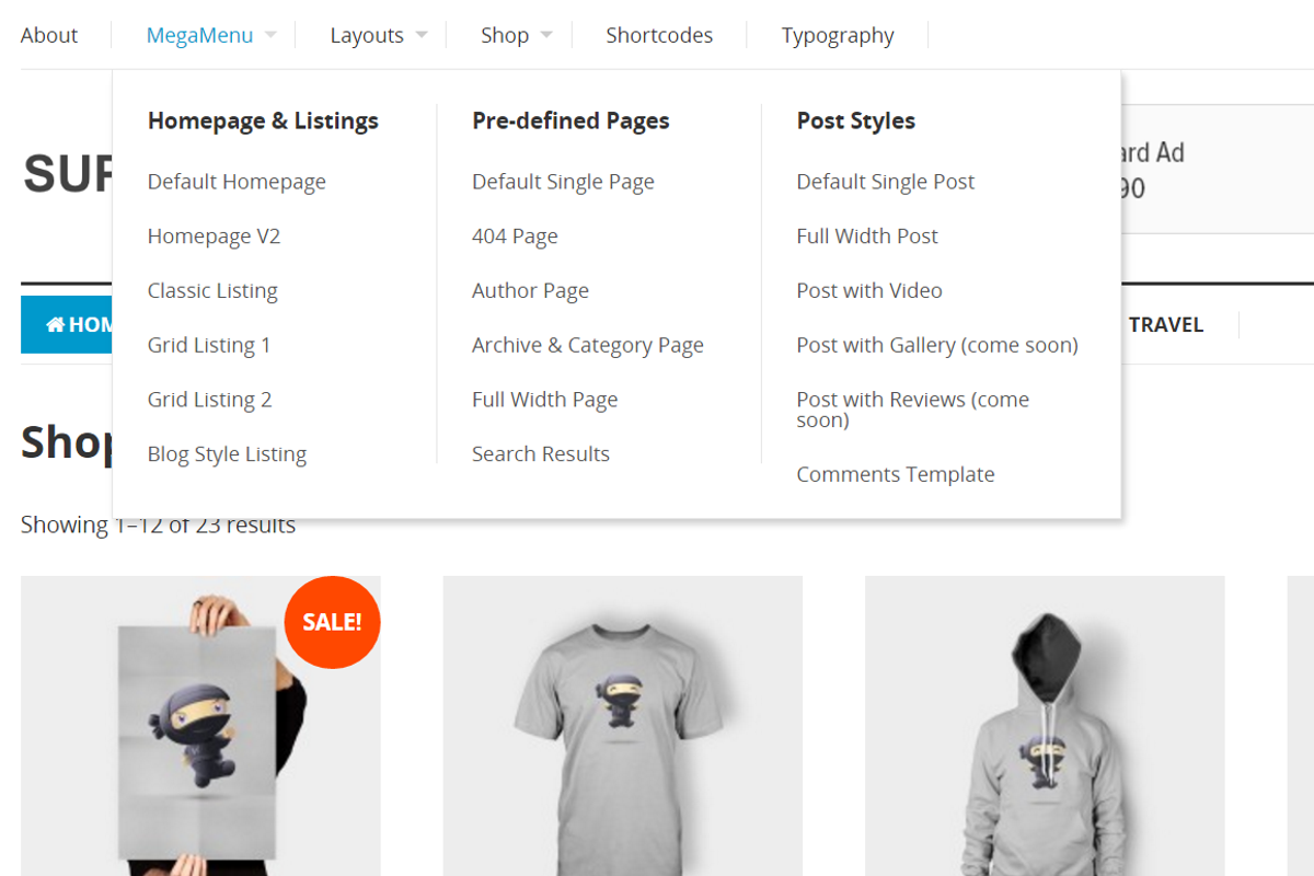SuperNews WordPress Theme, a WordPress Template by Theme Junkie (Photo 3 of 4)
