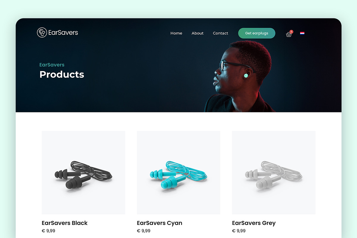 EarSavers Store - Elementor Pro Kit, a WordPress Template by DidentityNL (Photo 2 of 7)