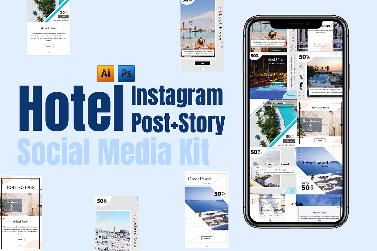 400 Instagram Templates Bundle, a Social Media Template by Mehul Munjani (Photo 14 of 22)