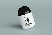 Trash Can Mockup, an Advertising Mockup by Twins_studio926 (Thumbnail 5 of 5)