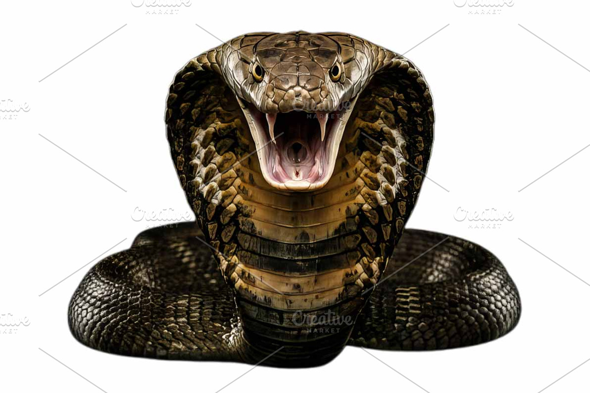 King Snake Cobra PNG, an Animal Photo by VetalStock (Photo 1 of 2)