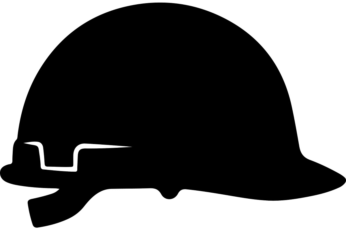Safety Helmet Silhouette Bundle, a Work Illustration by balal (Photo 4 of 13)