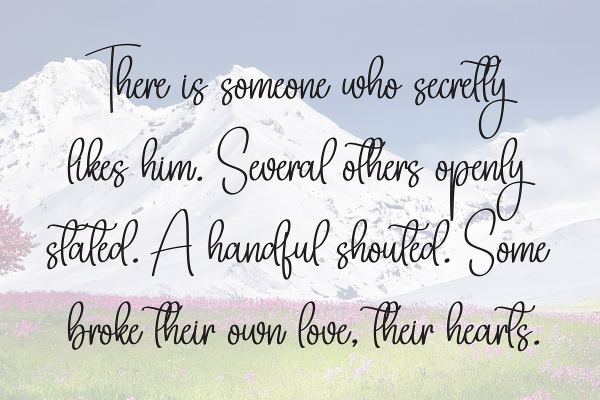 Happy Weekend | Script Font, a Handwritten Font by Scratchones (Photo 6 of 8)