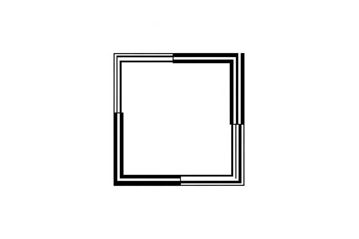 Modern Square Frame SVG Bundle, an Illustration by Creativeshirt