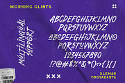 Morning Glints, a Font by Letterhend Studio (Thumbnail 9 of 9)